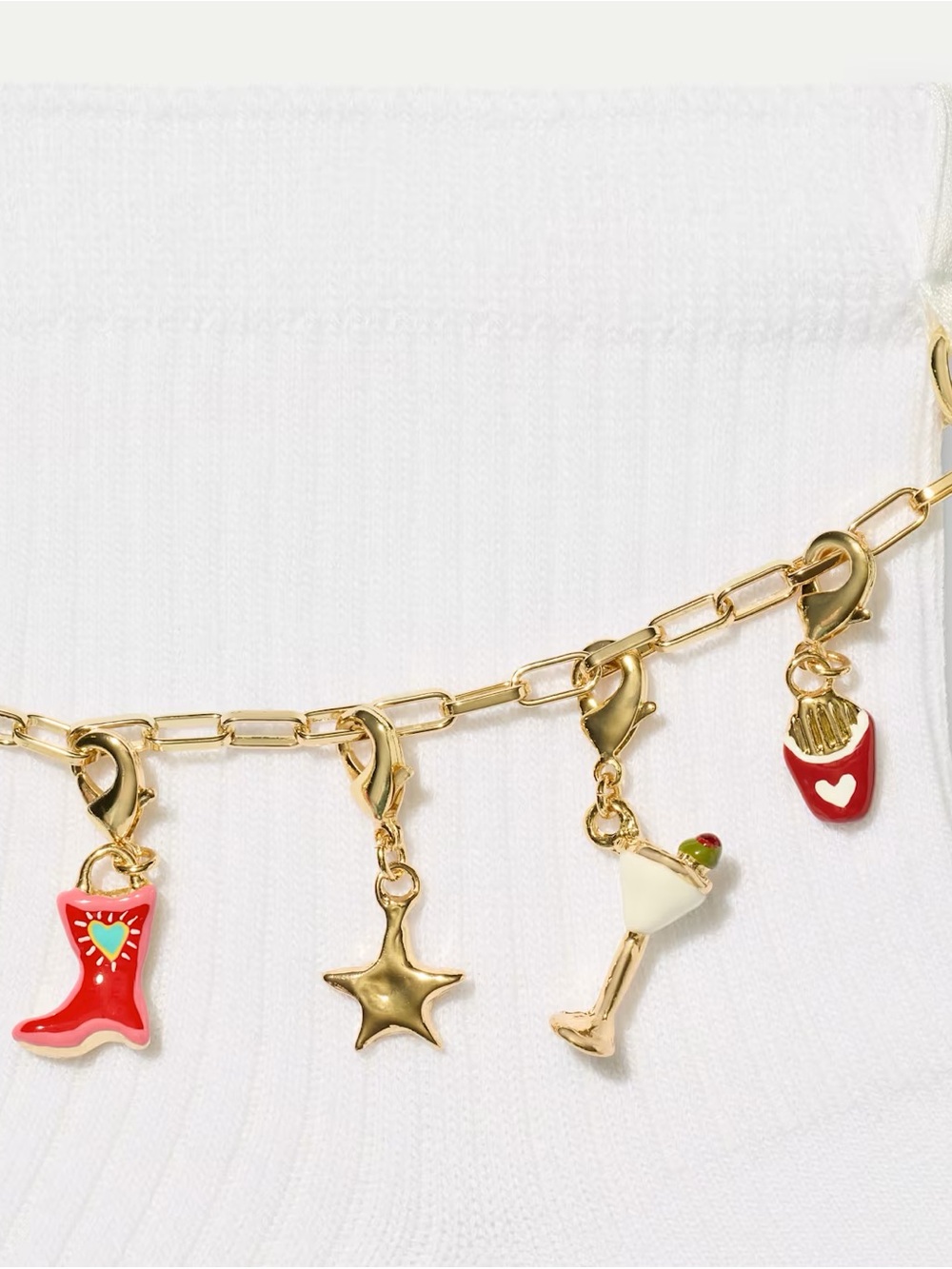 Bombas x Susan Alexandra Charms Anklet Quarter Socks | Size Small NWT - Picture 2 of 11
